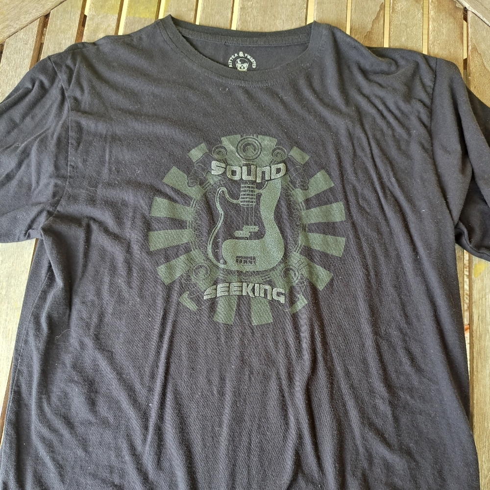 T-shirt with guitar design